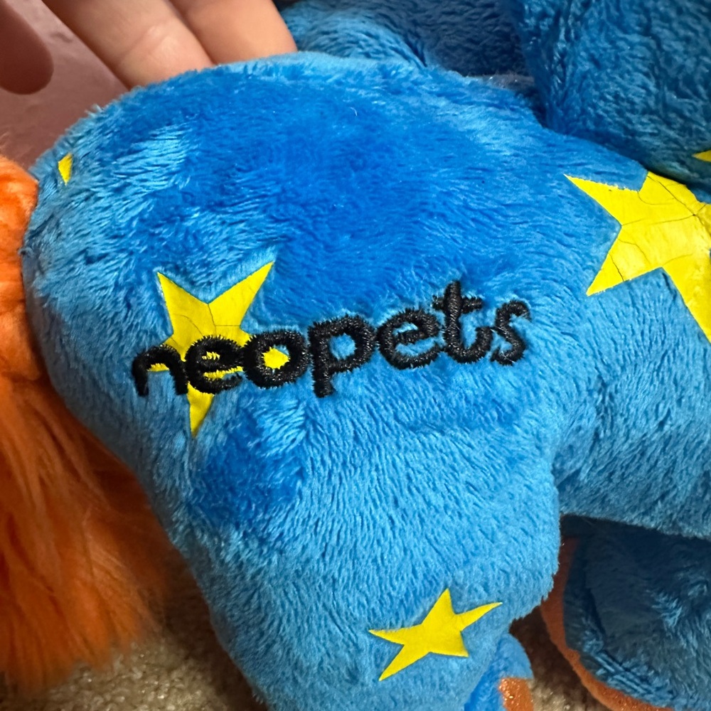 Neopets Starry Uni Blue Unicorn Pegasus 11" Plush Jakks Pacific 2008 horse star - Picture 4 of 10